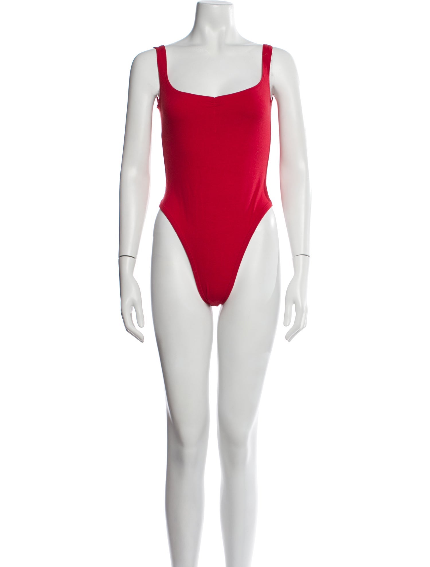 Gil Rodriguez Square Neckline Sleeveless Bodysuit