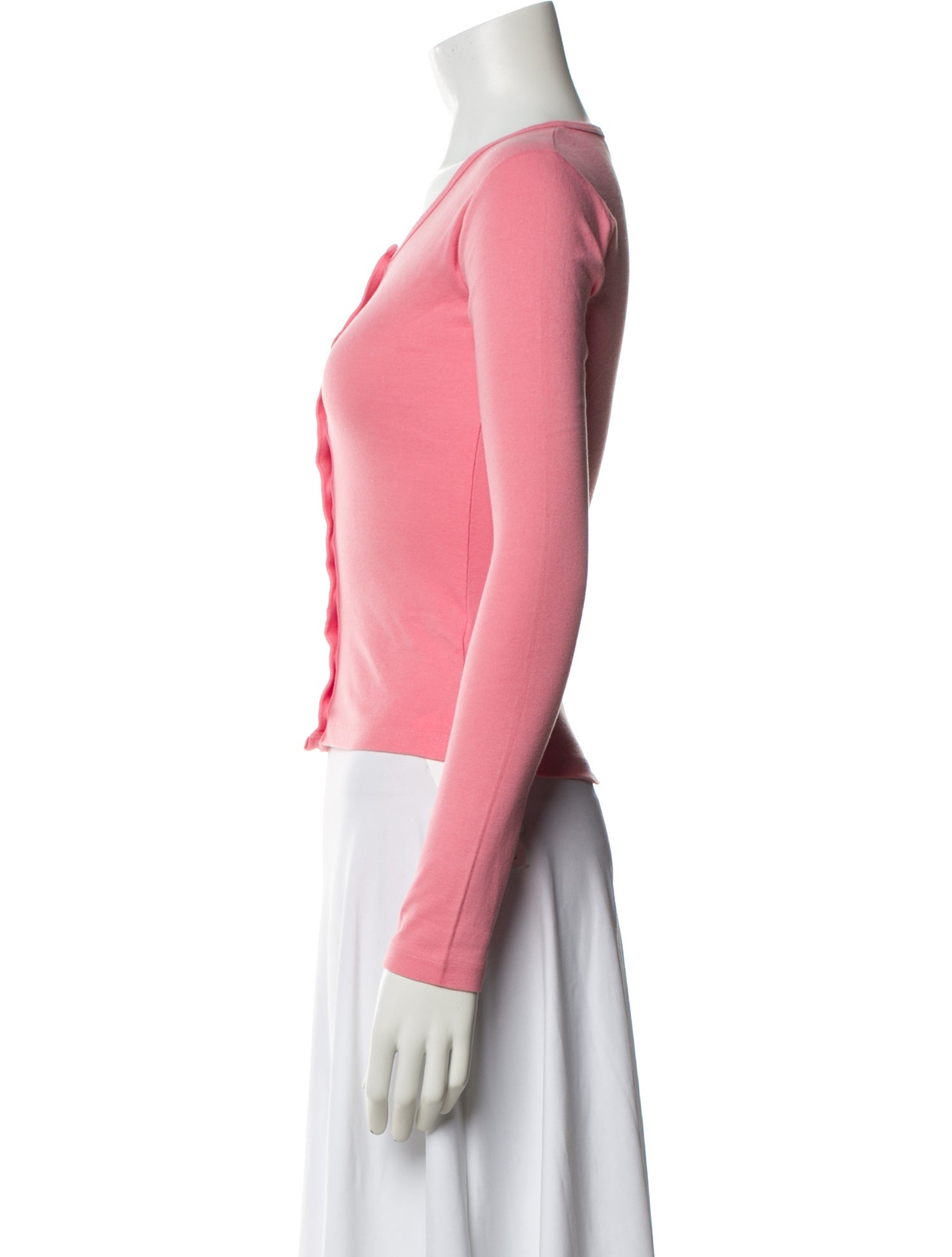 Gil Rodriguez Crew Neck Long Sleeve Button-Up Top w/ Tags