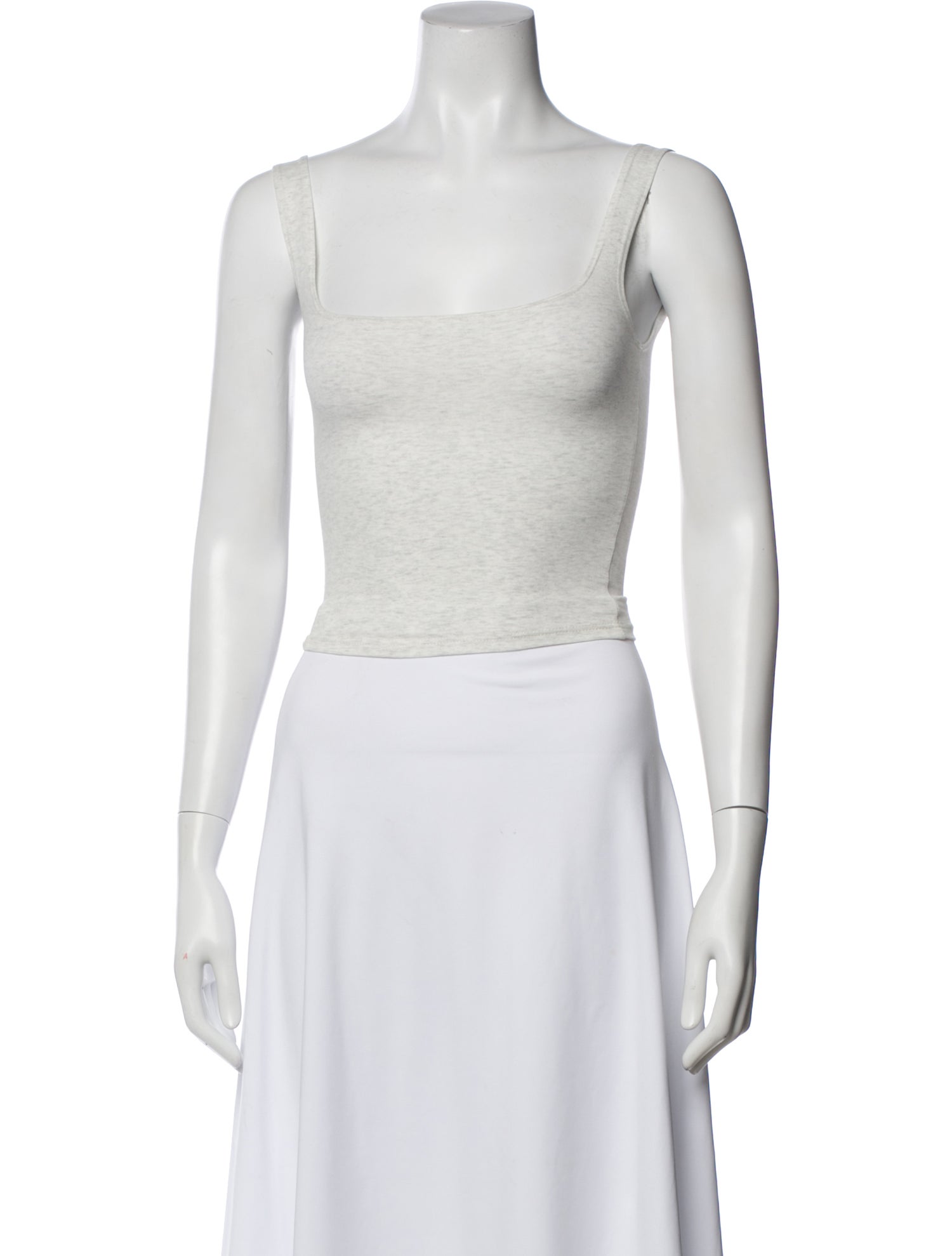 Gil Rodriguez Square Neckline Sleeveless Crop Top