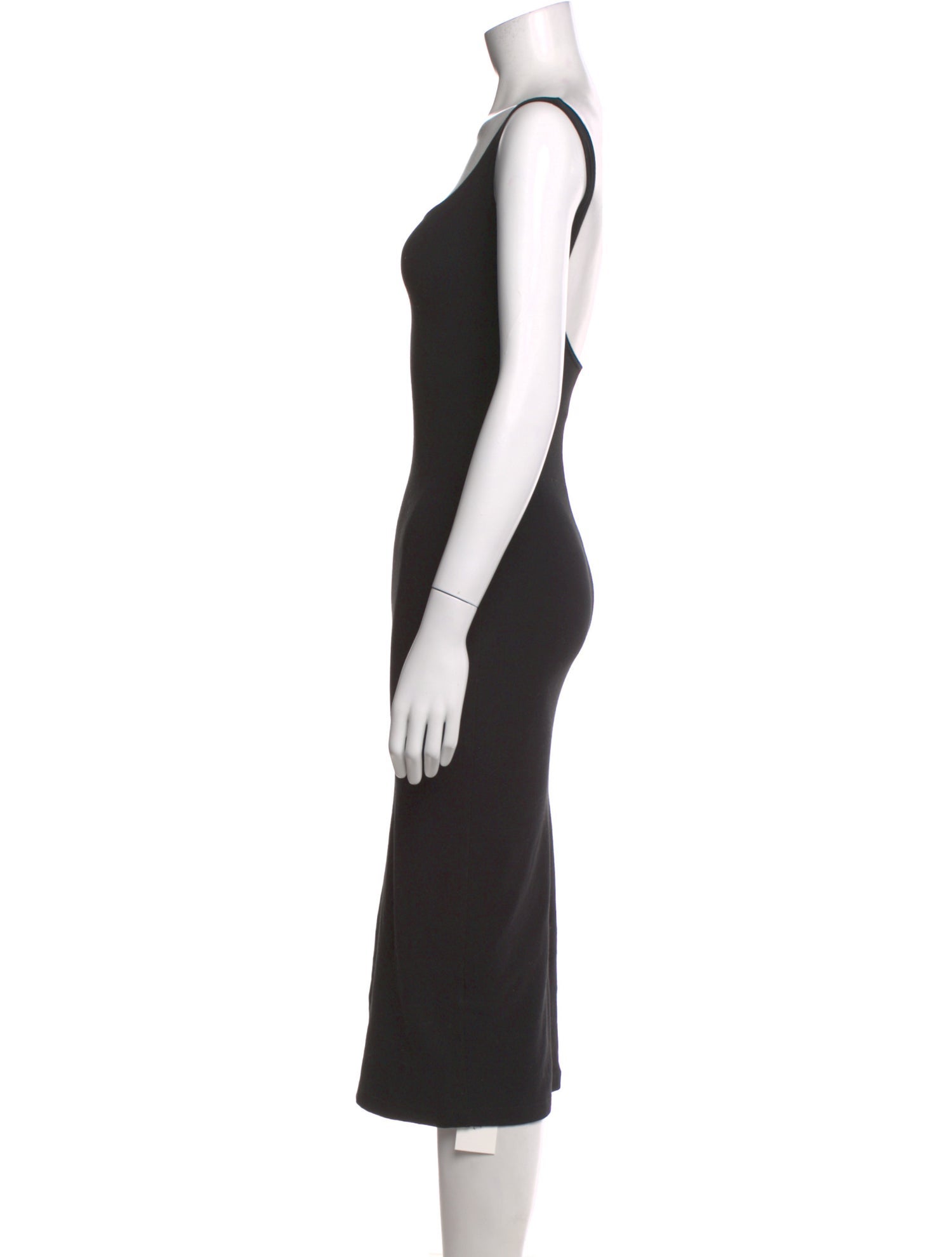 Gil Rodriguez Scoop Neck Midi Length Dress