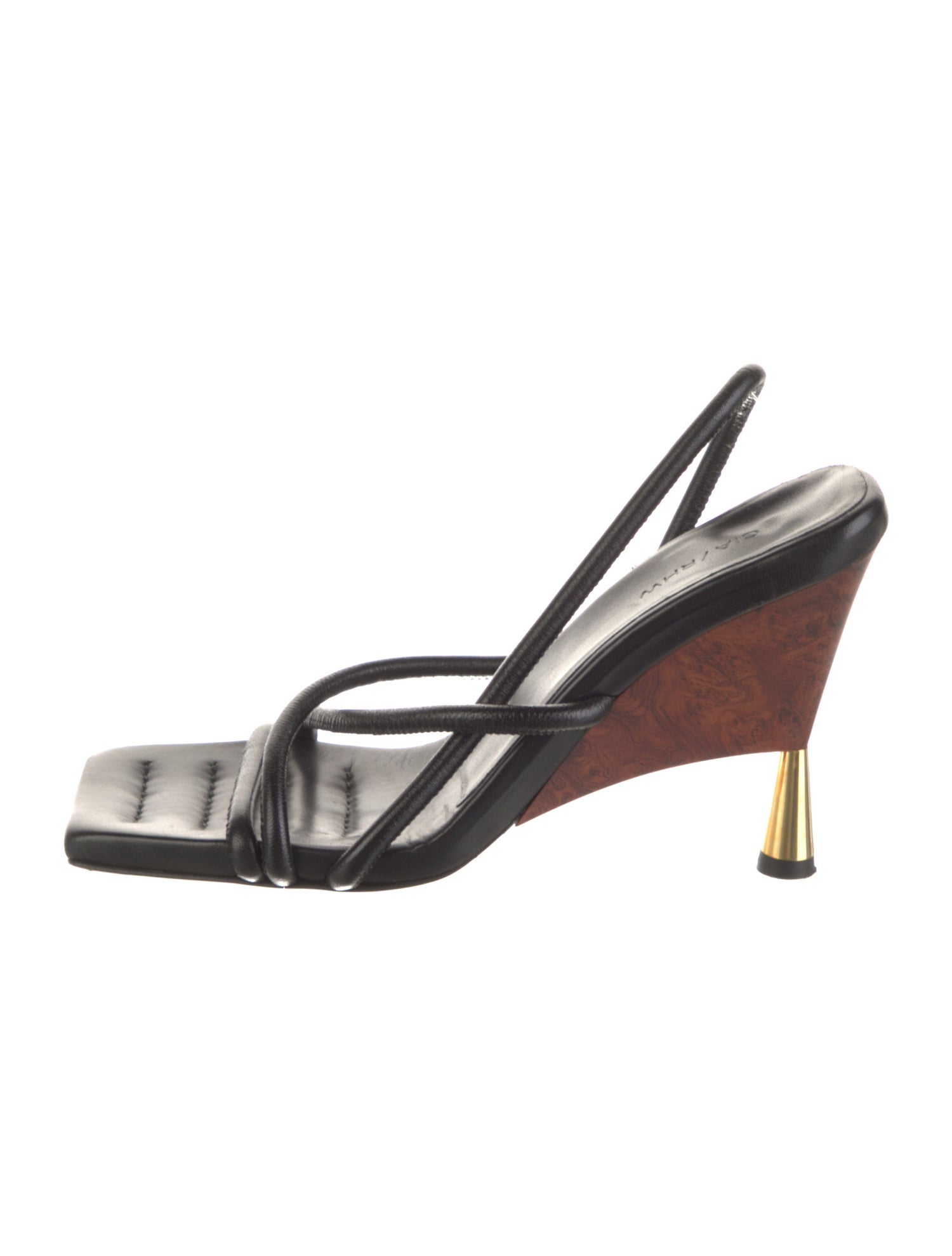 GIA/RHW Leather Slingback Sandals