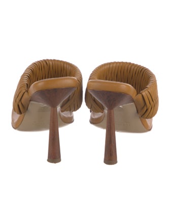 GIA/RHW Leather Braided Accents Slides