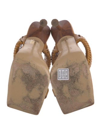 GIA/RHW Leather Braided Accents Slides