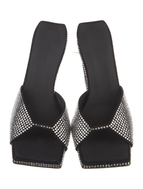 GIA/RHW Suede Polka Dot Print Mules