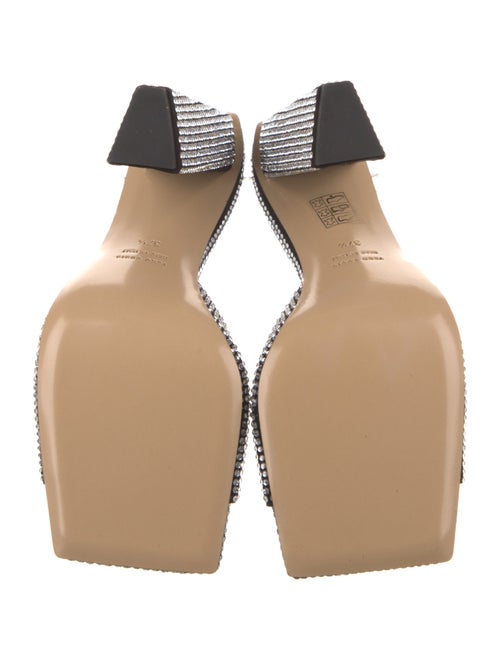 GIA/RHW Suede Polka Dot Print Mules