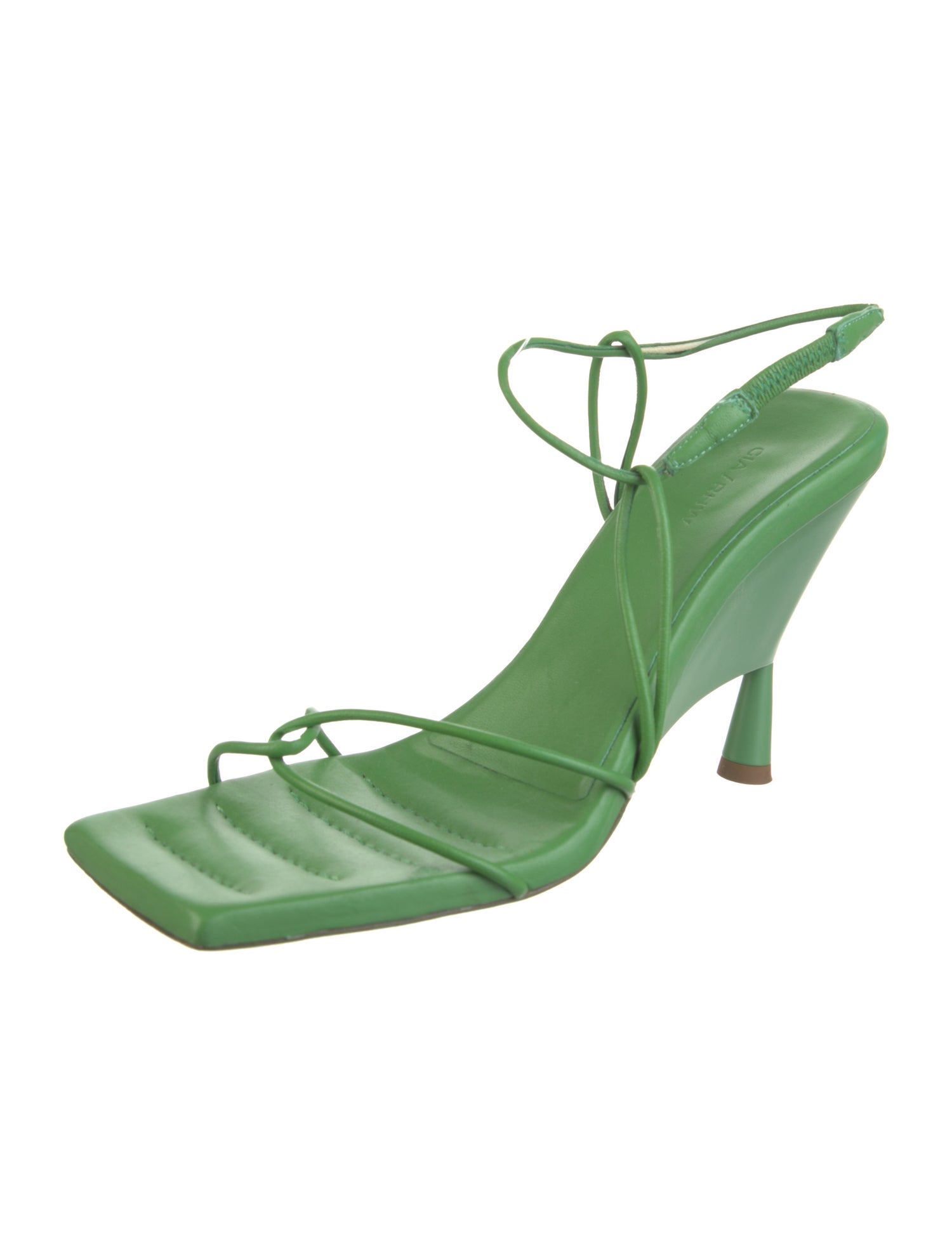 GIA/RHW Leather Slingback Sandals