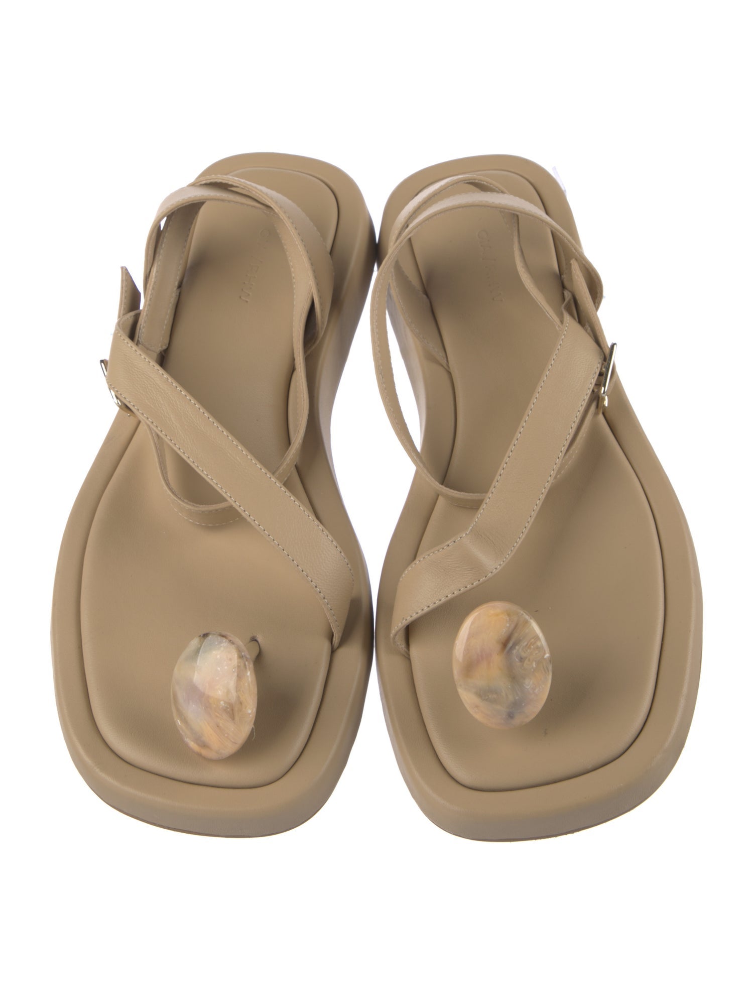 GIA/RHW Leather Slingback Sandals