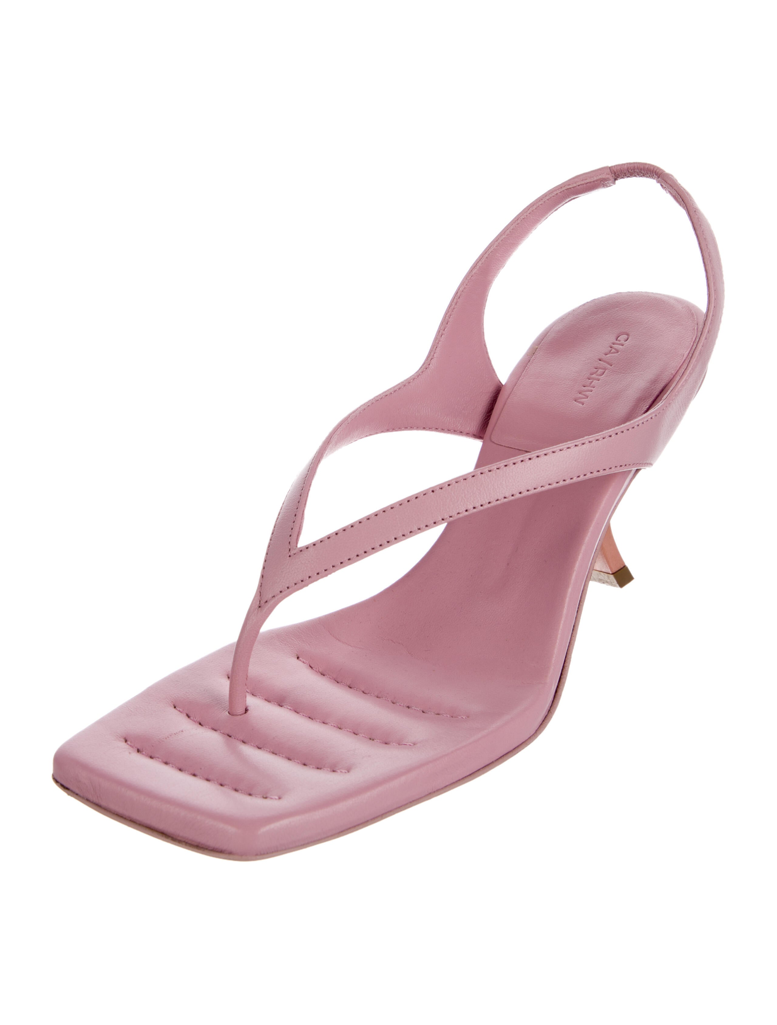 GIA/RHW Leather Slingback Sandals