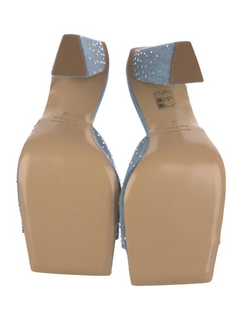 GIA/RHW Denim Patterned Slides