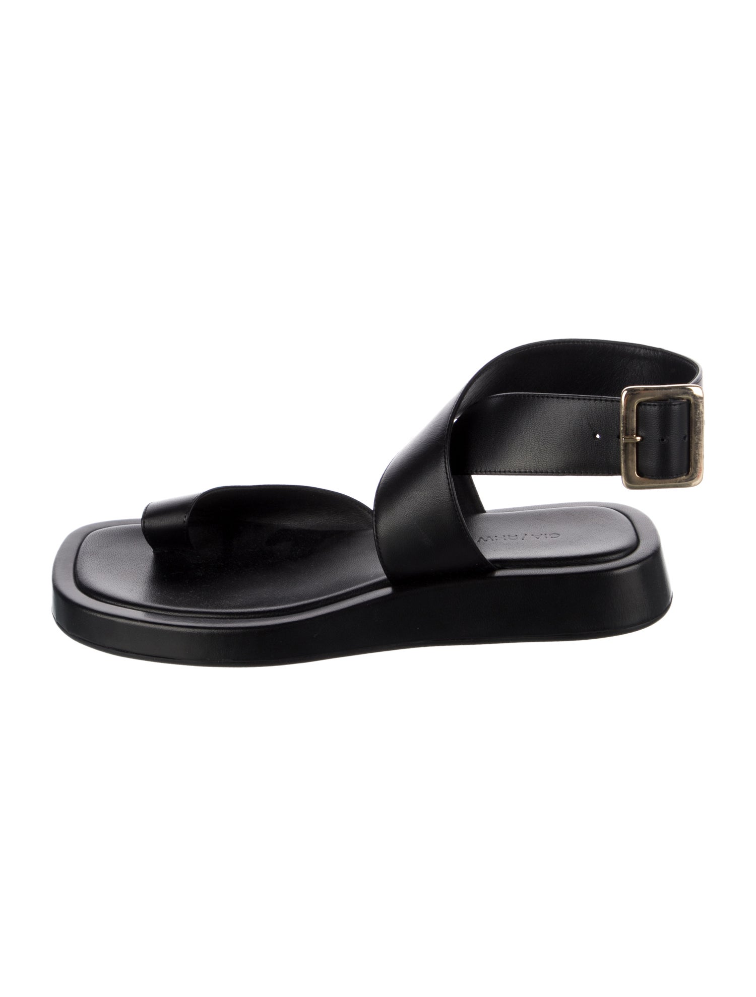 GIA/RHW Leather Slingback Sandals