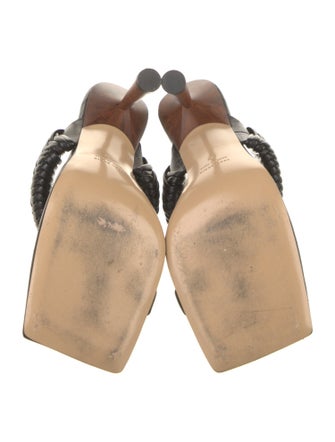 GIA/RHW Leather Braided Accents Slides