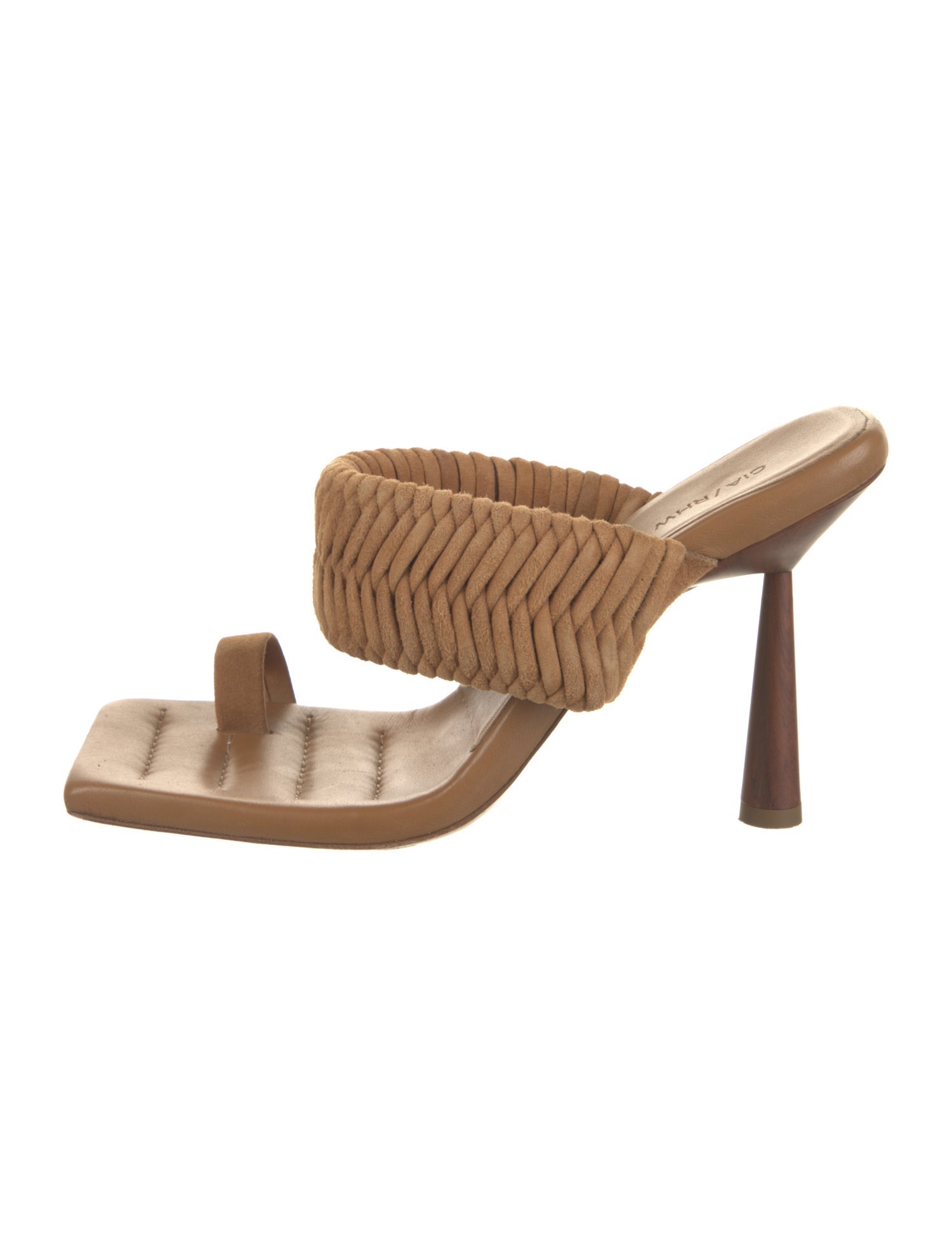 GIA/RHW Suede Braided Accents Slides