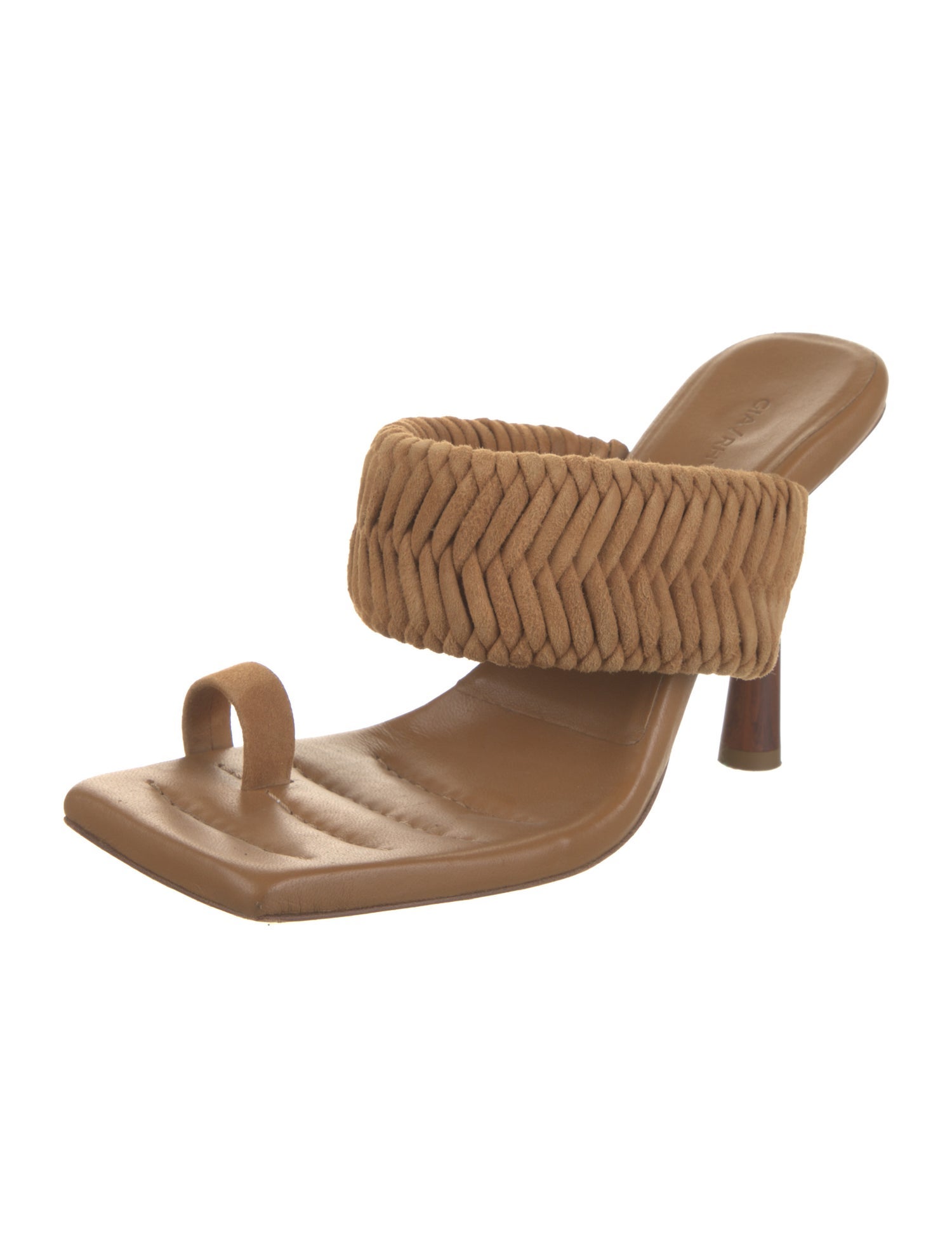 GIA/RHW Suede Braided Accents Slides