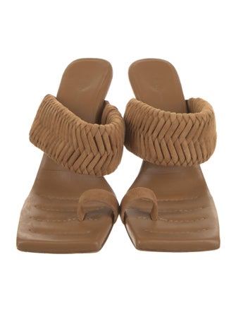 GIA/RHW Suede Braided Accents Slides