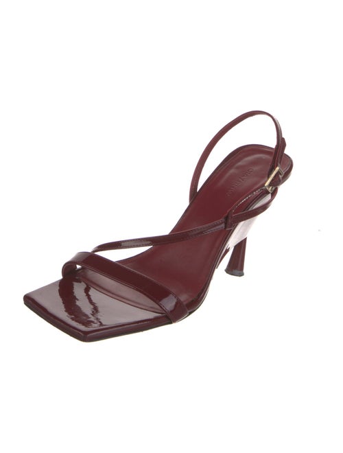 GIA/RHW Patent Leather Slingback Sandals