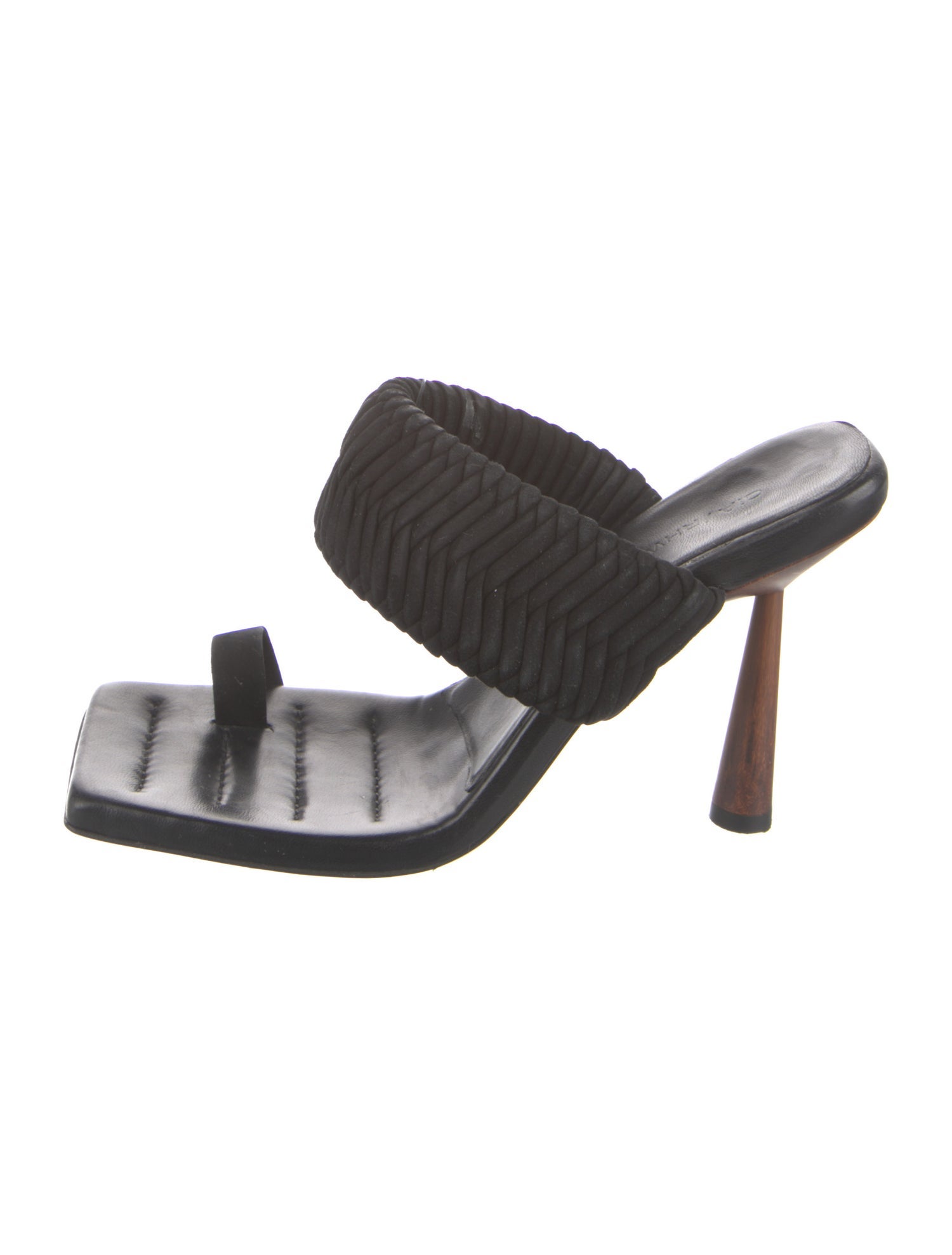 GIA/RHW Leather Braided Accents Slides