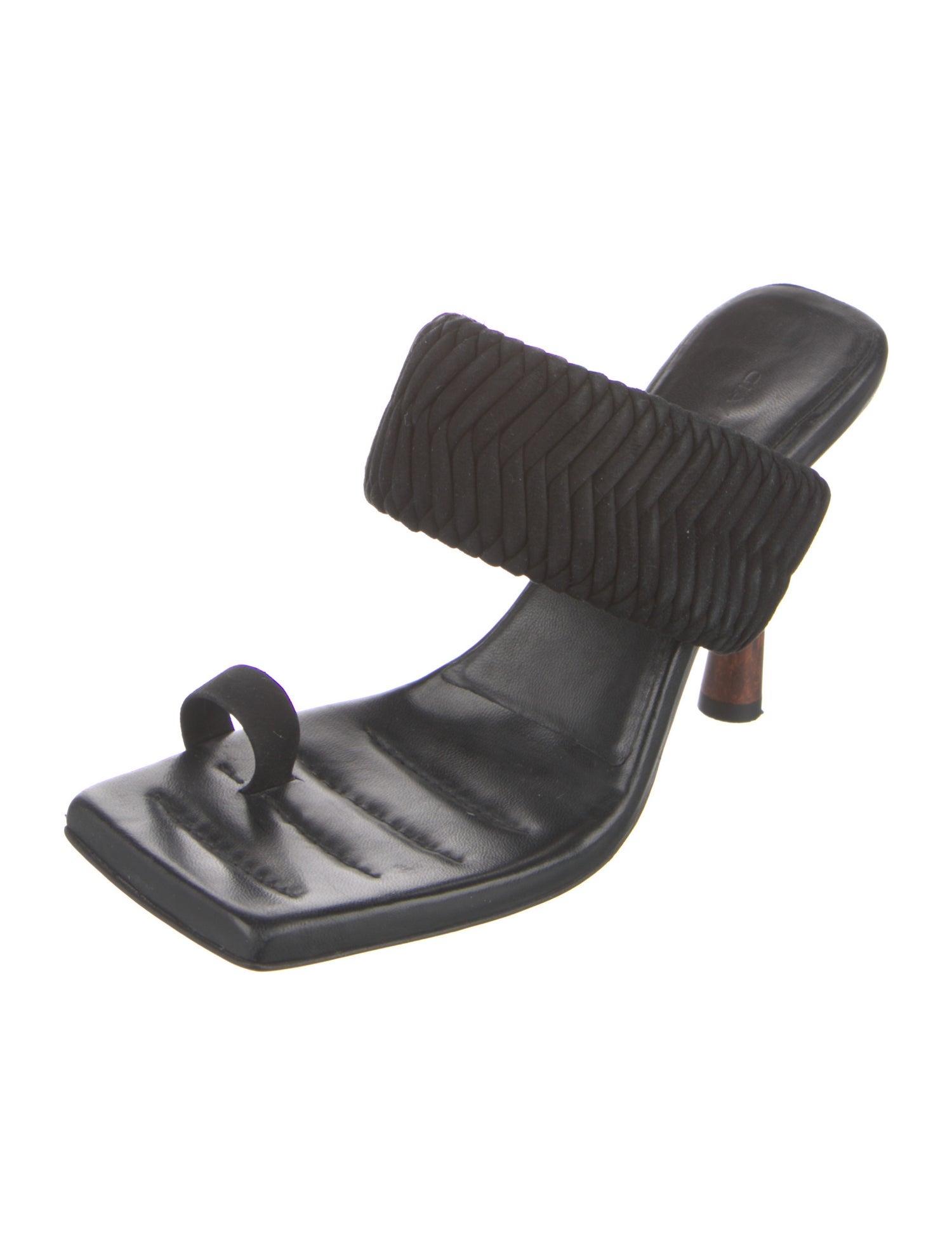 GIA/RHW Leather Braided Accents Slides