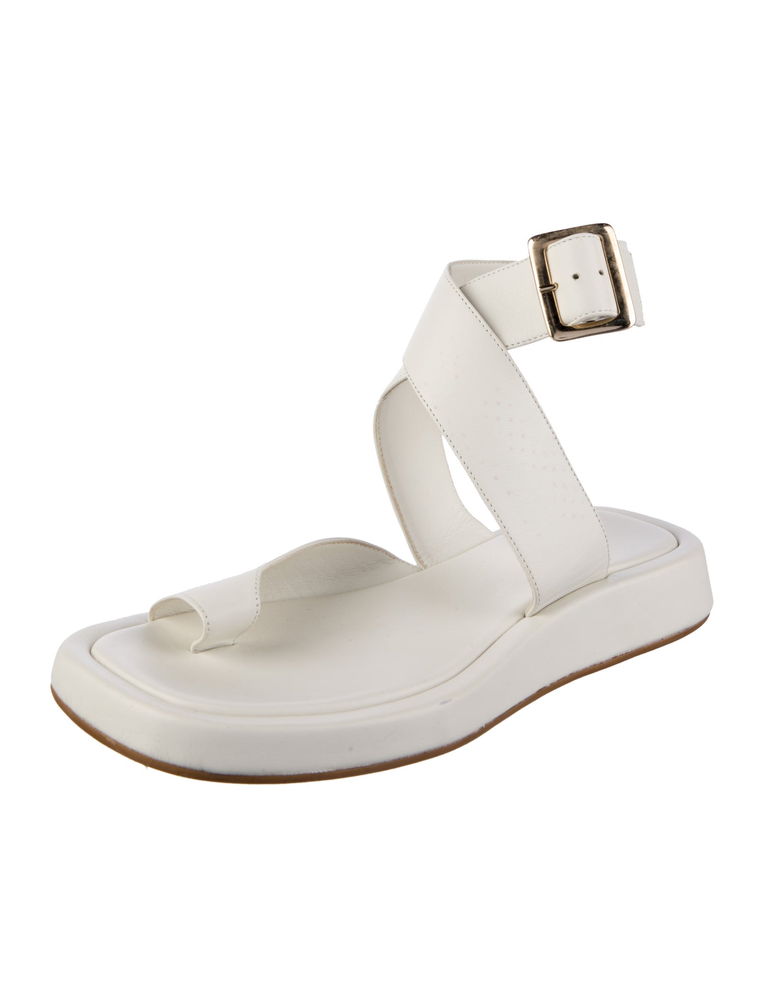 GIA/RHW Leather Slingback Sandals