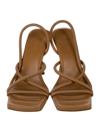 GIA/RHW Leather Slingback Sandals