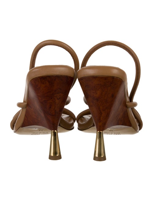 GIA/RHW Leather Slingback Sandals