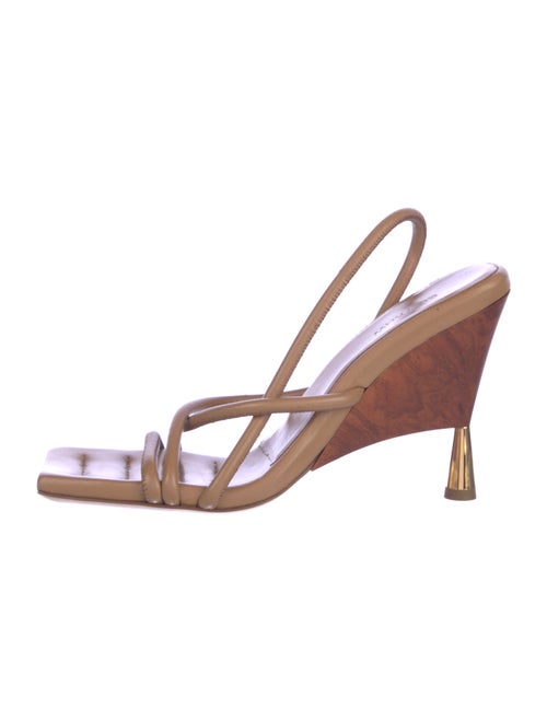 GIA/RHW Leather Slingback Sandals