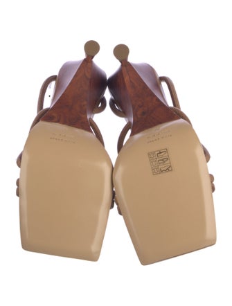 GIA/RHW Leather Slingback Sandals