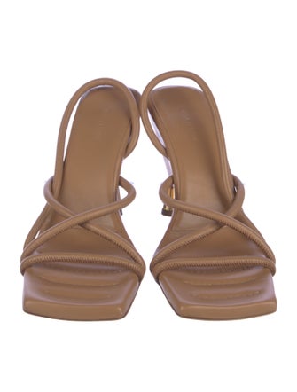 GIA/RHW Leather Slingback Sandals