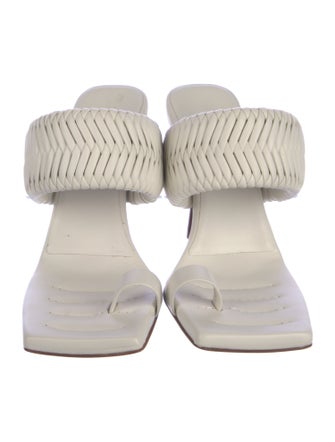 GIA/RHW Leather Braided Accents Slides