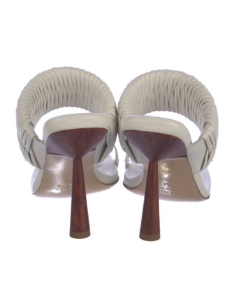 GIA/RHW Leather Braided Accents Slides