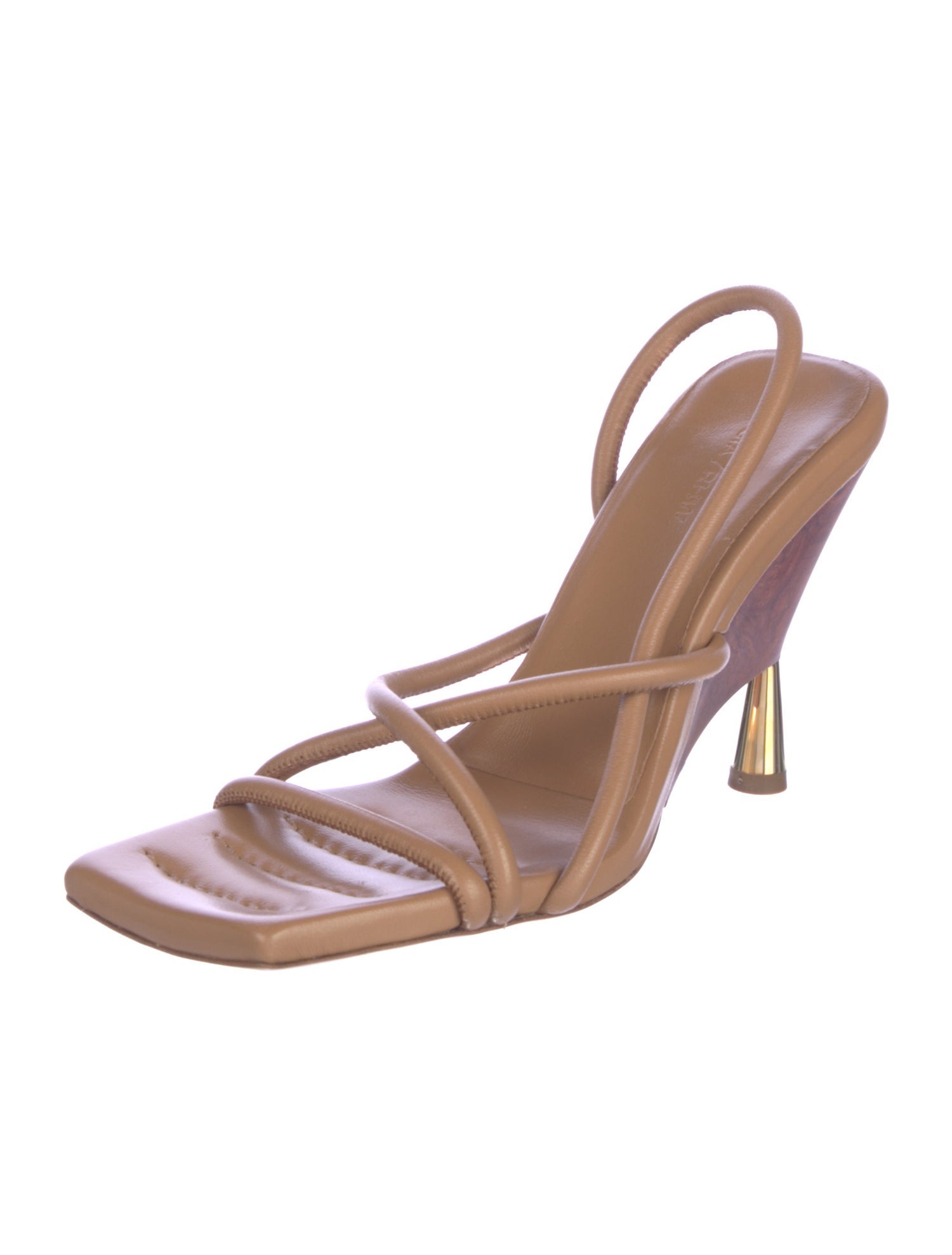 GIA/RHW Leather Slingback Sandals