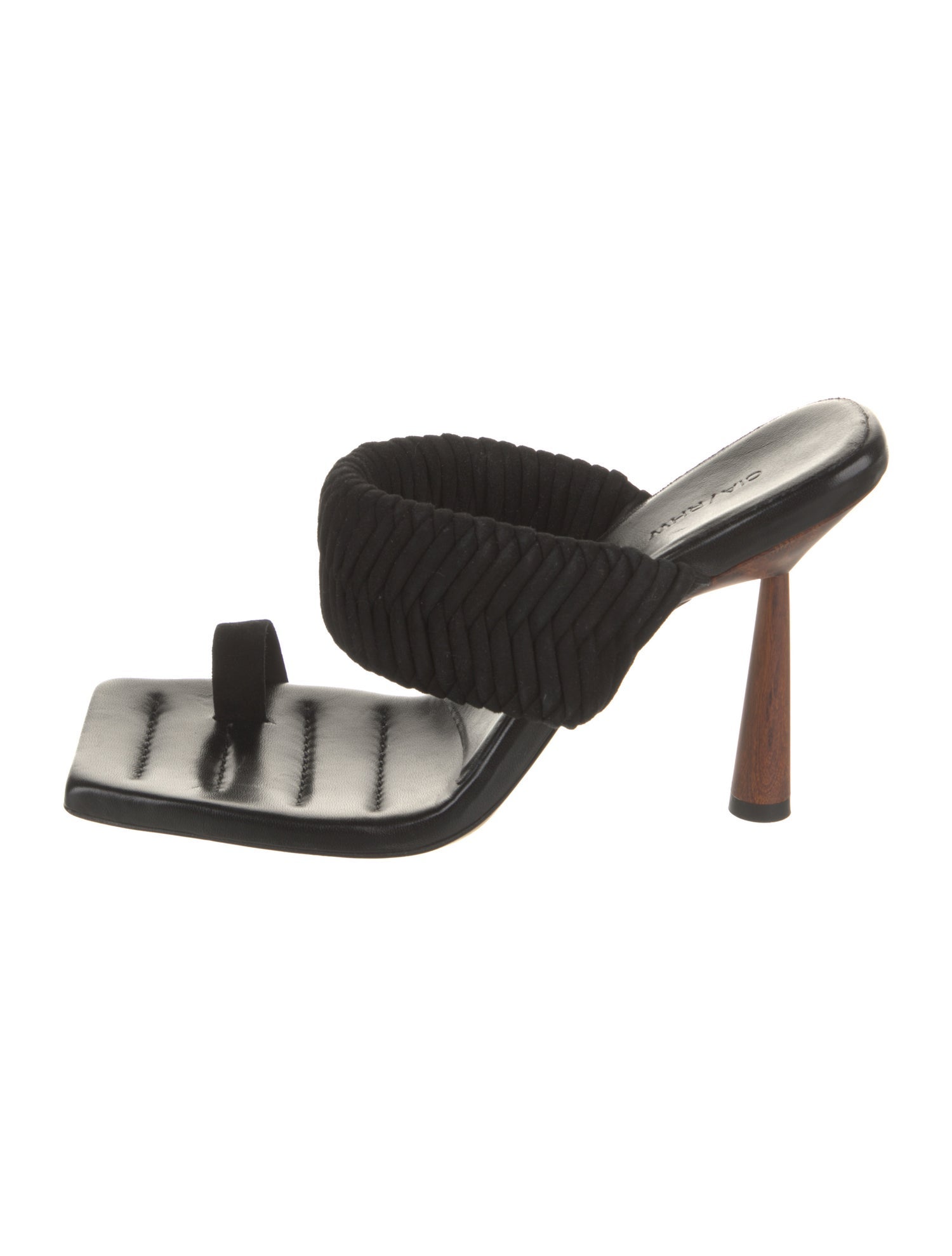 GIA/RHW Leather Braided Accents Slides