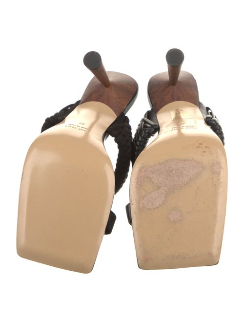 GIA/RHW Leather Braided Accents Slides
