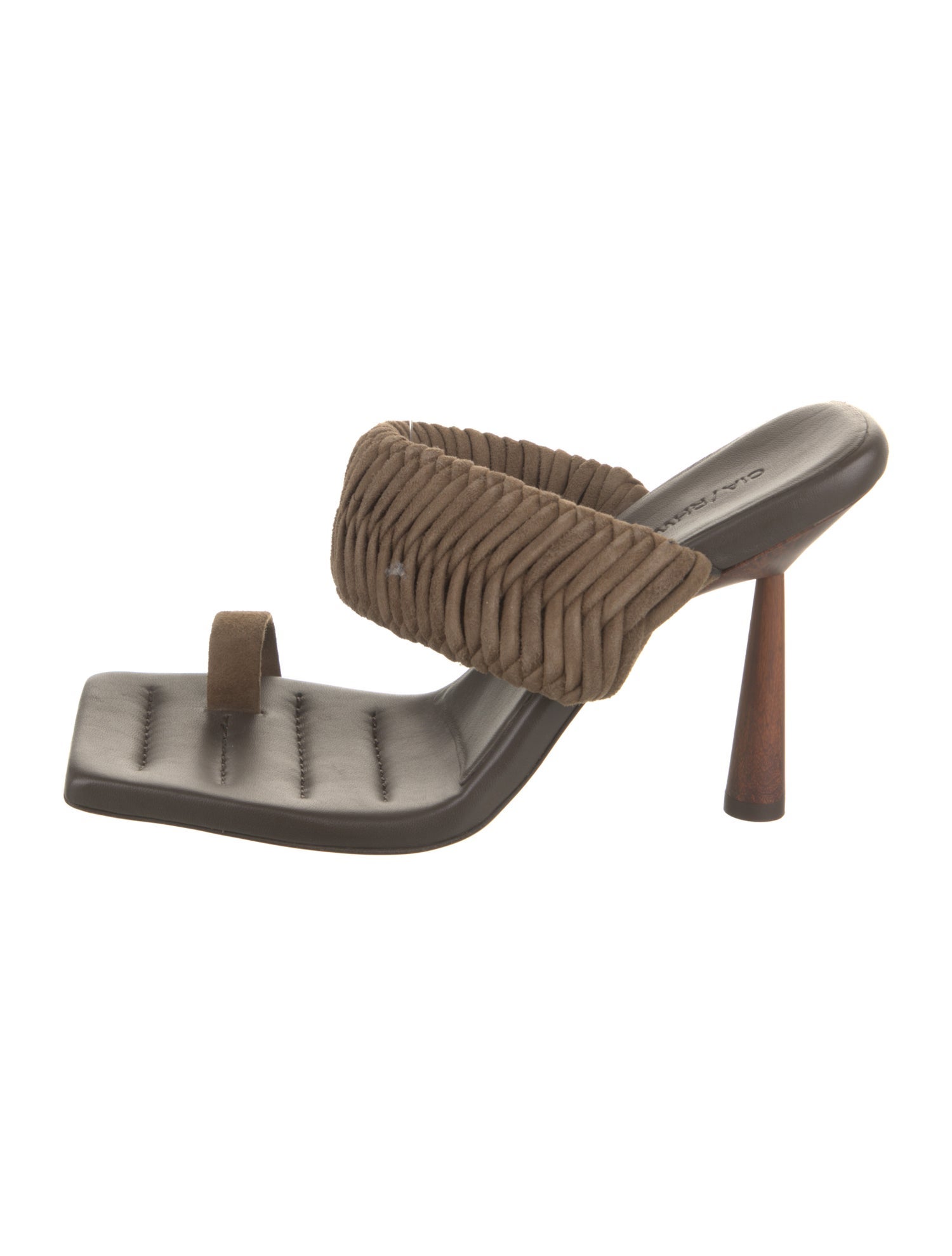 GIA/RHW Suede Braided Accents Slides