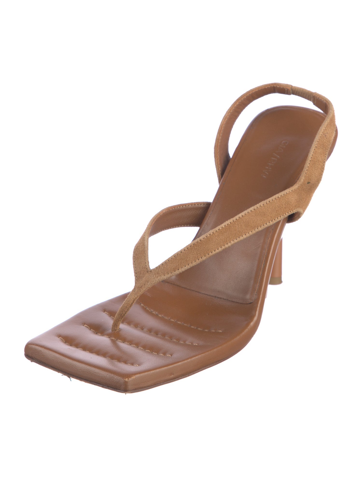 GIA/RHW Suede Slingback Sandals
