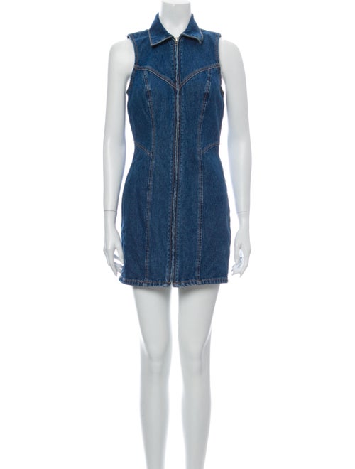 Grlfrnd Mini Dress Blue