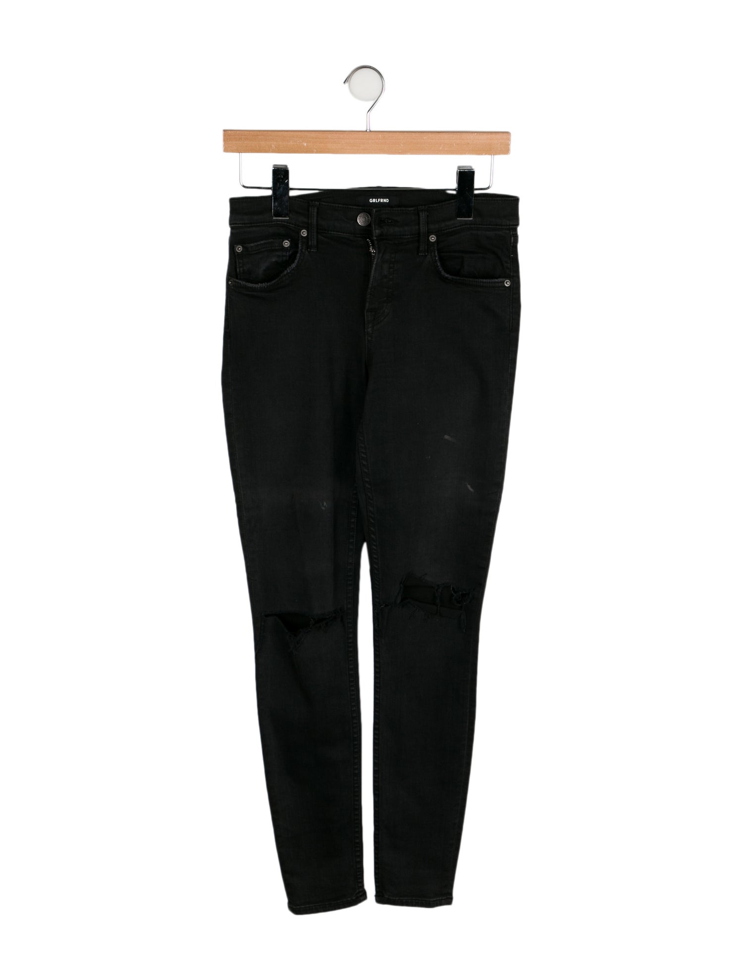 GRLFRND Mid-Rise Skinny Leg Jeans