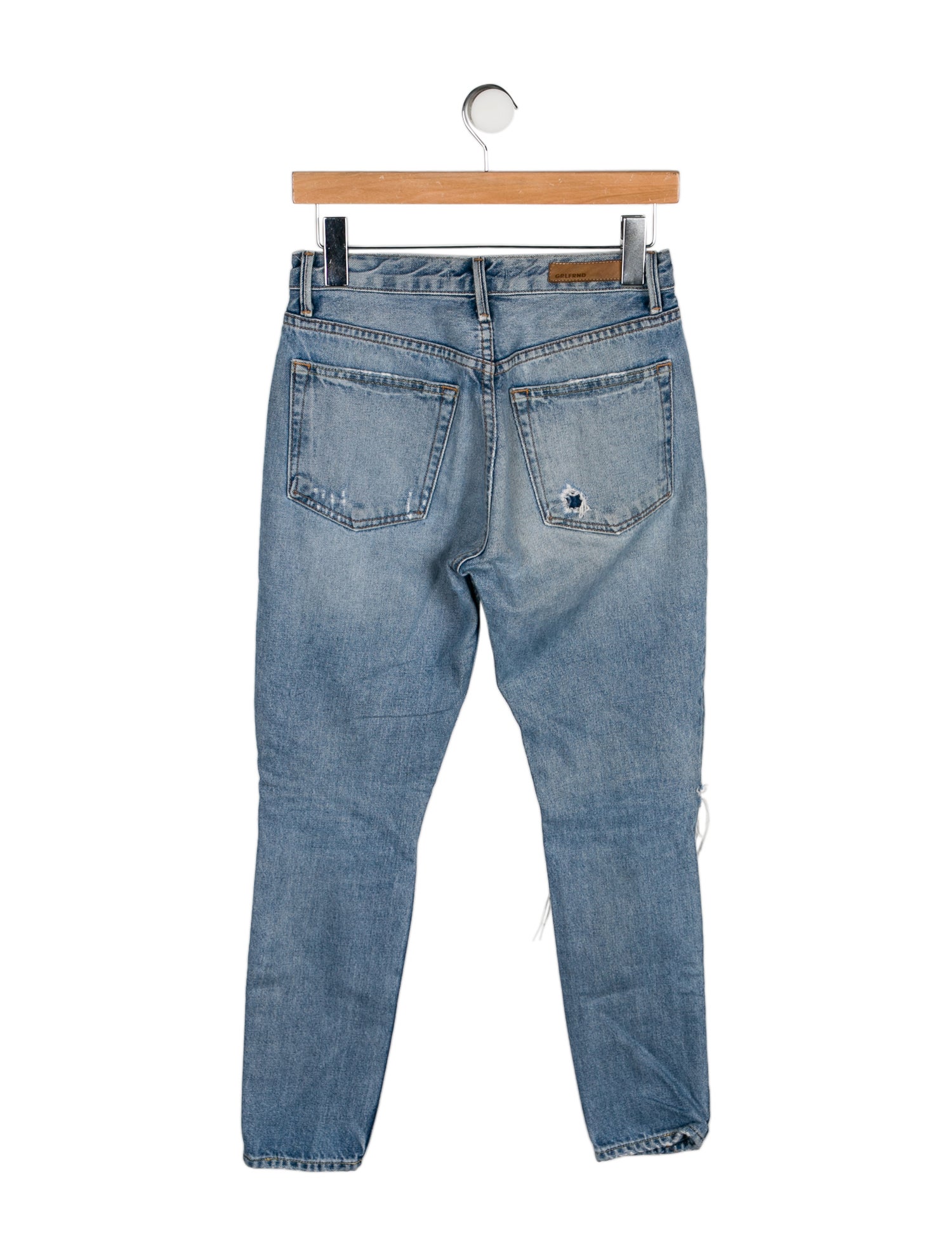 GRLFRND Mid-Rise Skinny Leg Jeans