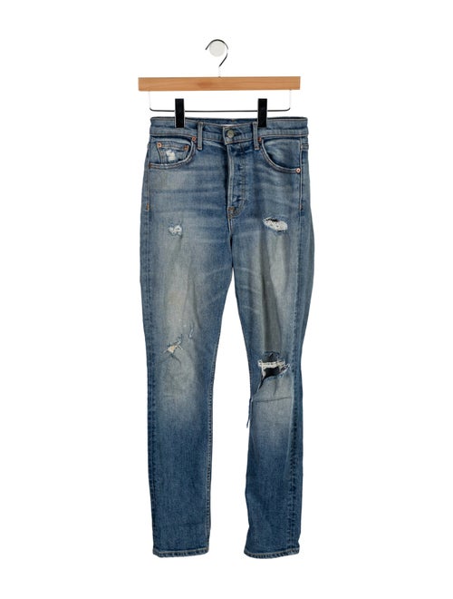 GRLFRND Mid-Rise Skinny Leg Jeans