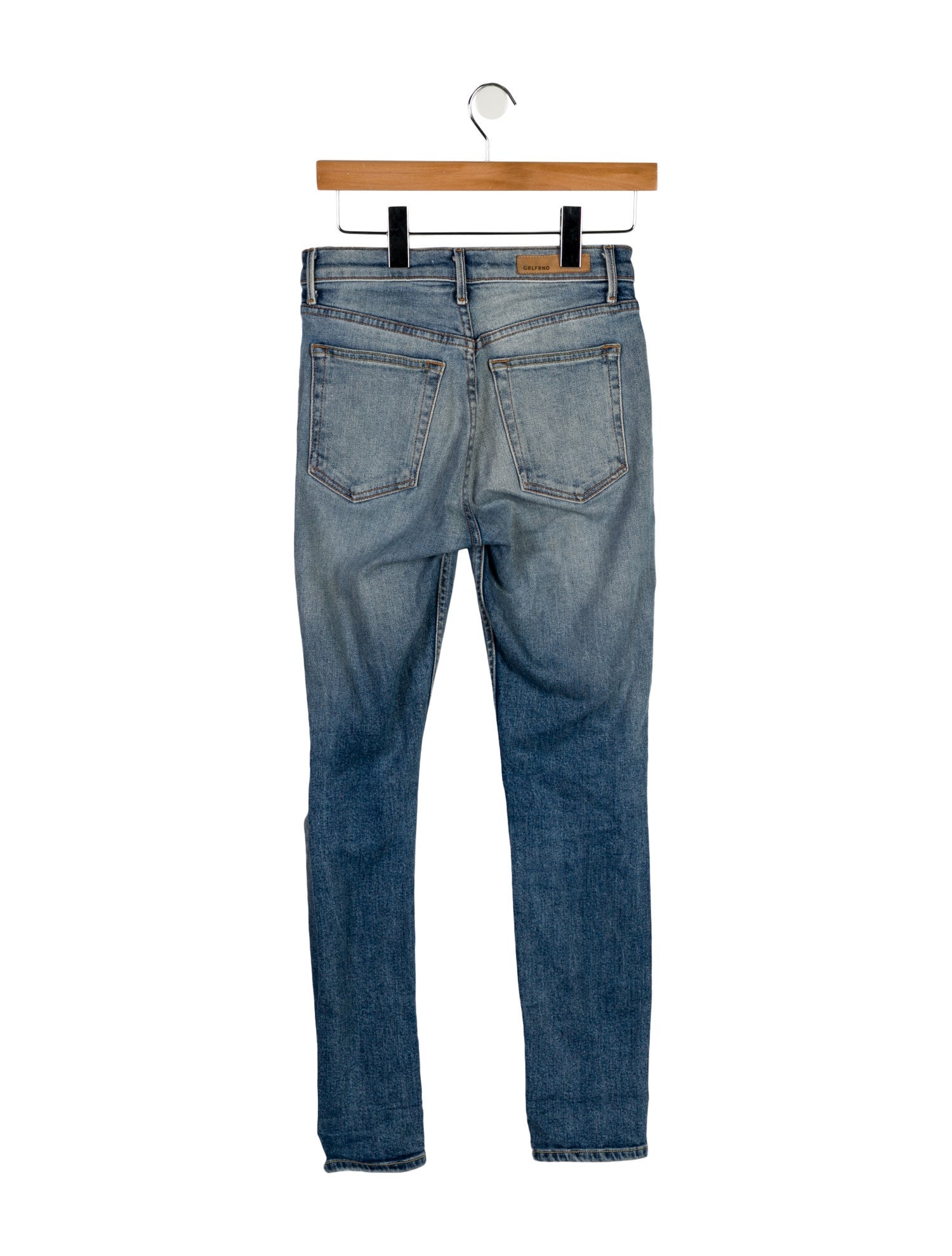 GRLFRND Mid-Rise Skinny Leg Jeans