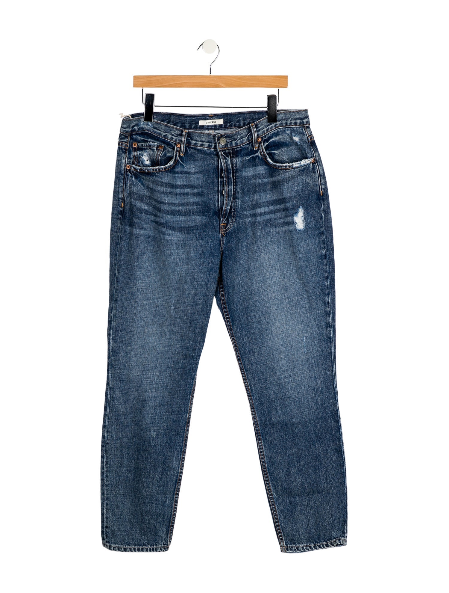 GRLFRND High-Rise Skinny Leg Jeans