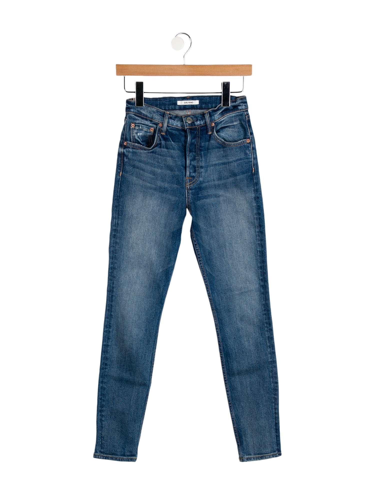 GRLFRND Mid-Rise Skinny Leg Jeans w/ Tags