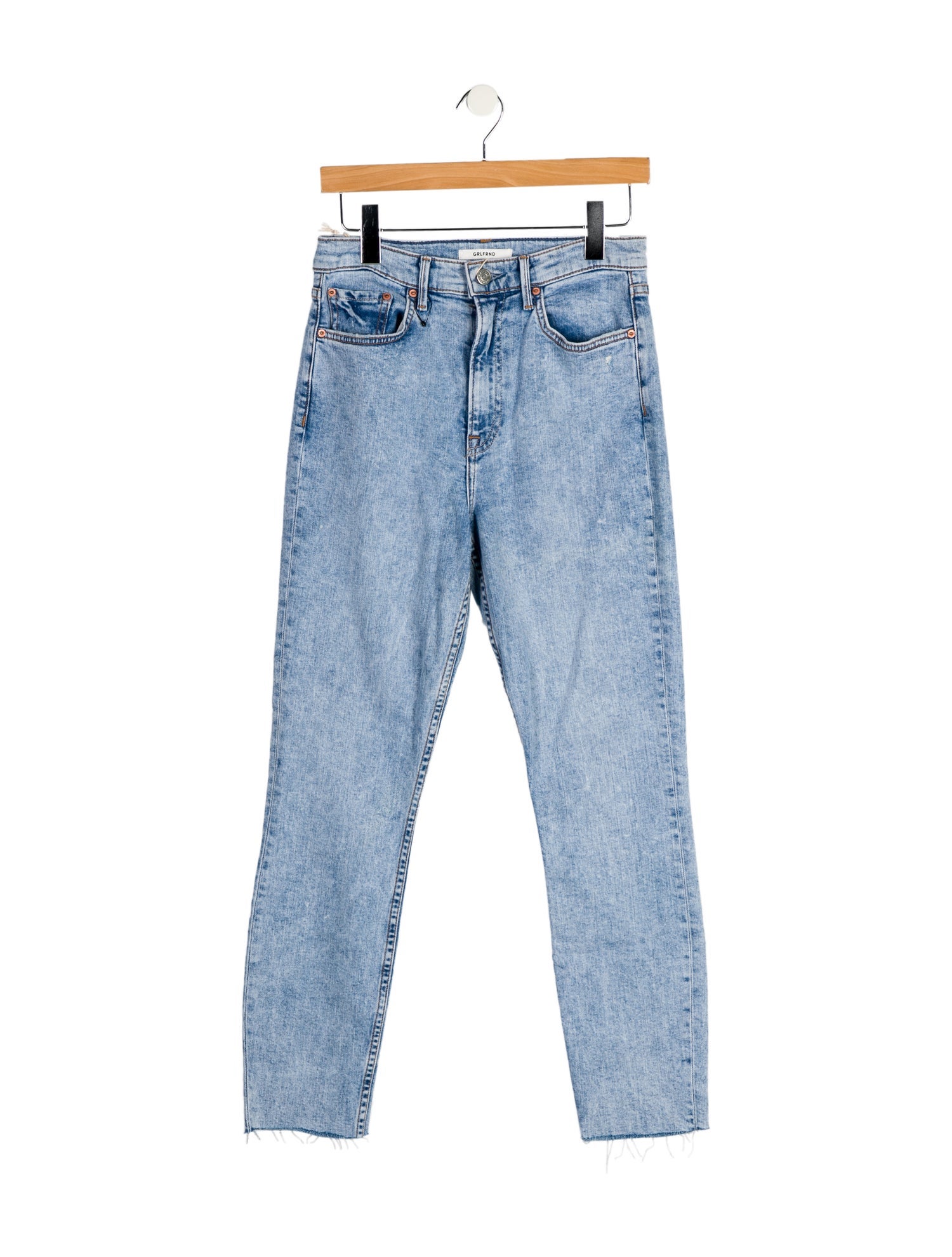 GRLFRND High-Rise Skinny Leg Jeans