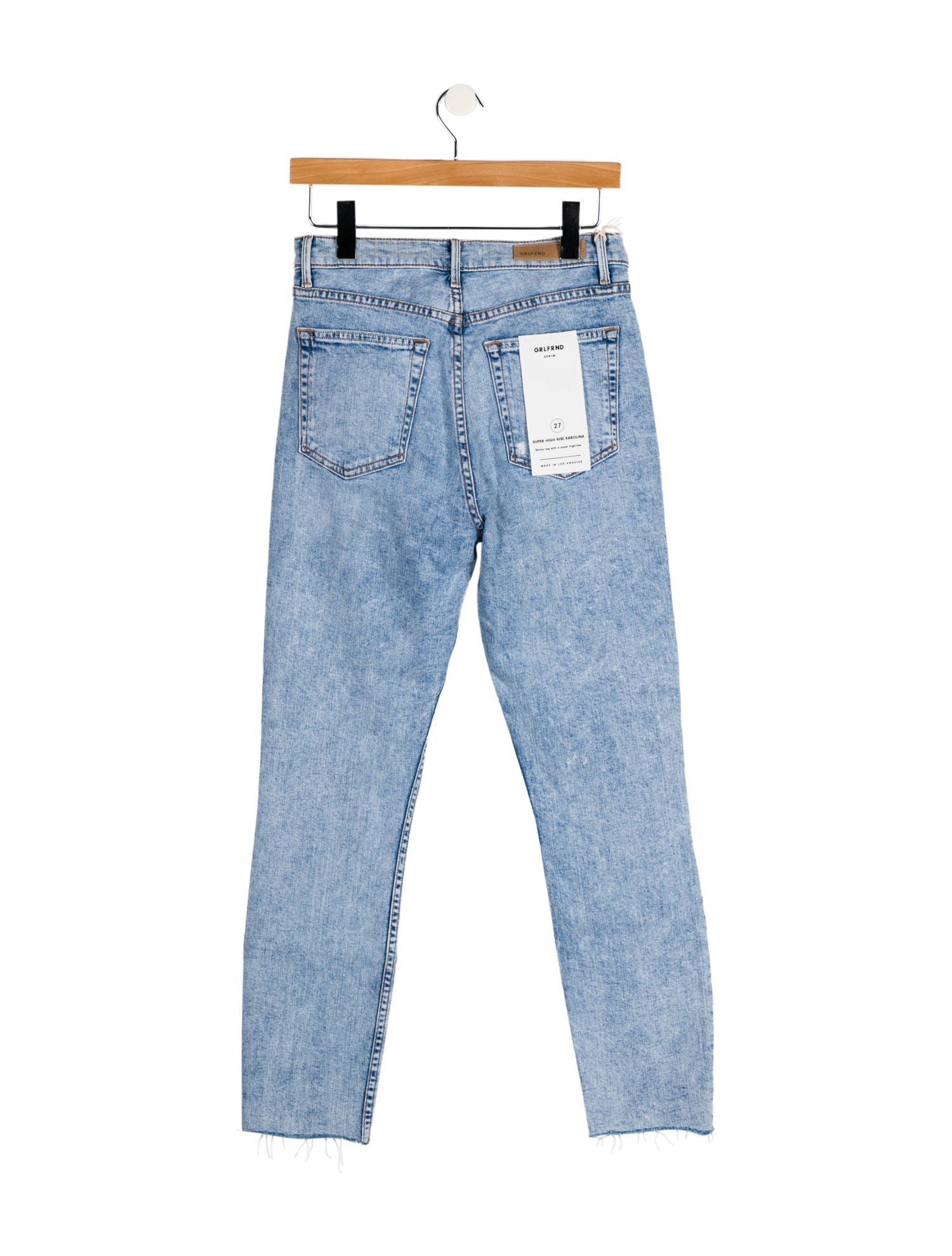 GRLFRND High-Rise Skinny Leg Jeans