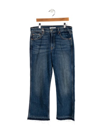 GRLFRND Mid-Rise Wide Leg Jeans