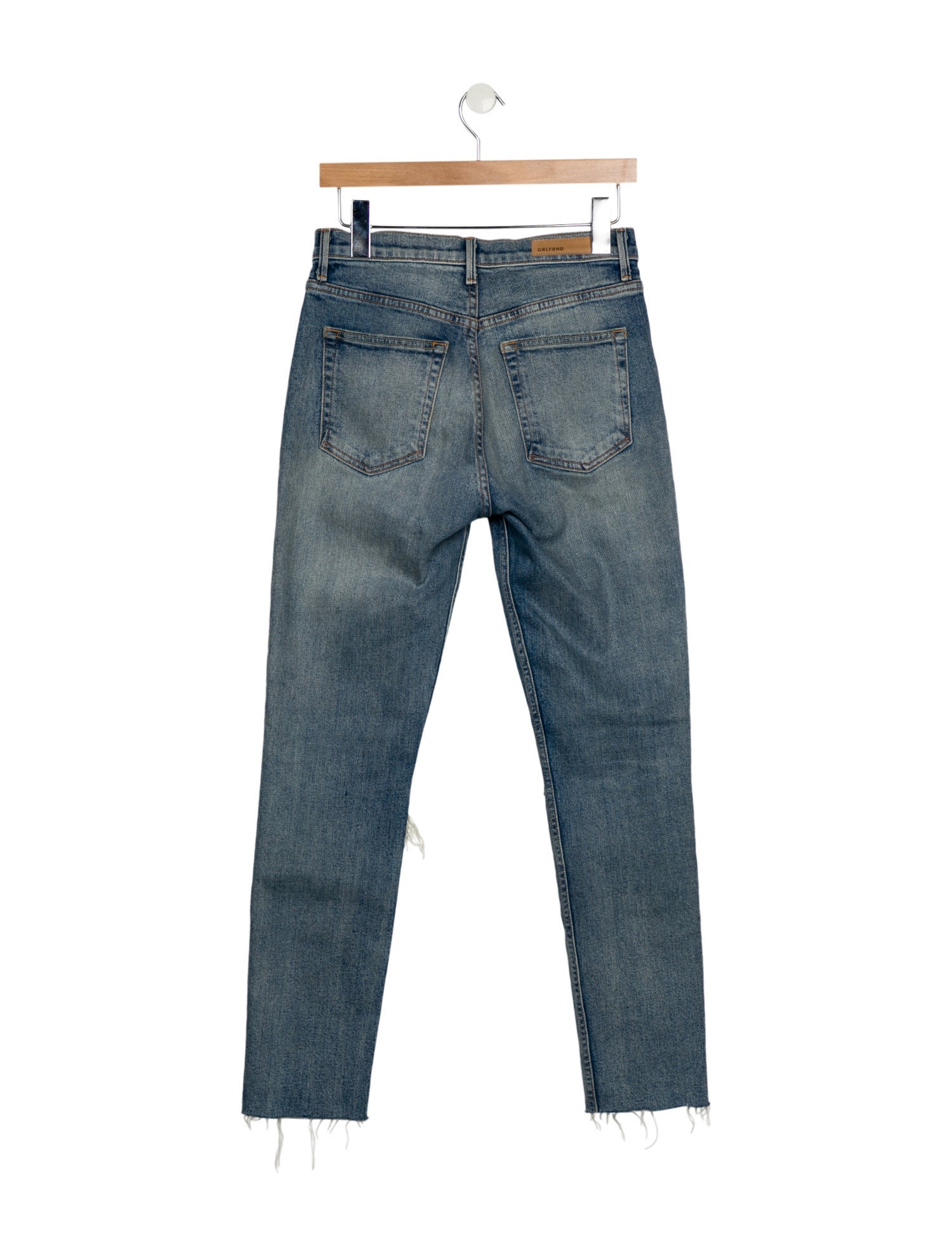 GRLFRND High-Rise Skinny Leg Jeans