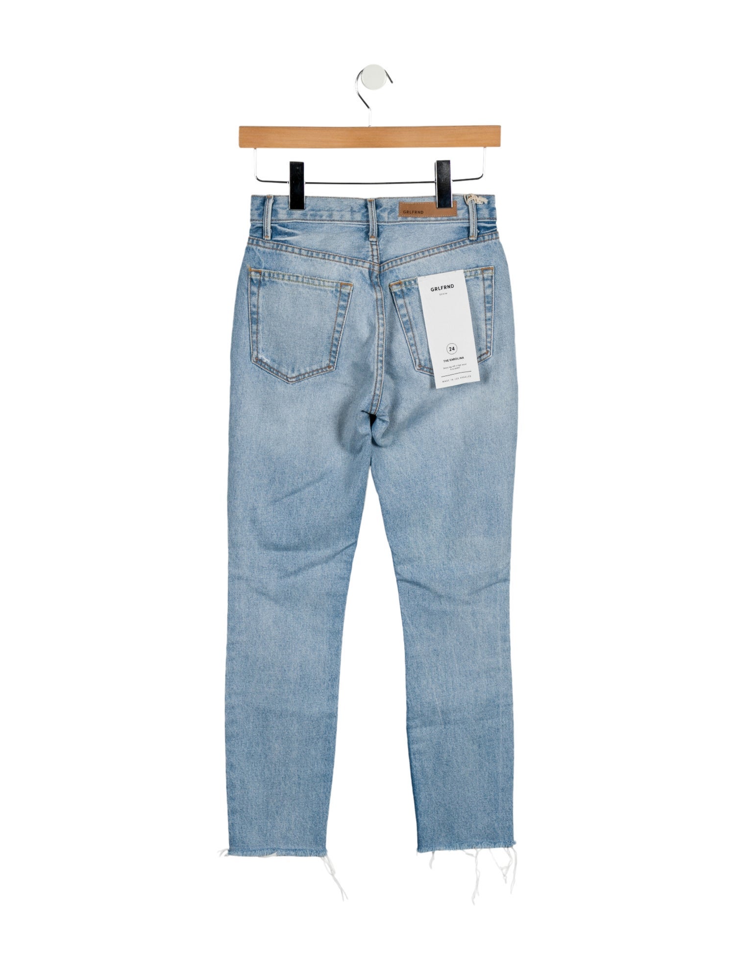 GRLFRND Mid-Rise Skinny Leg Jeans