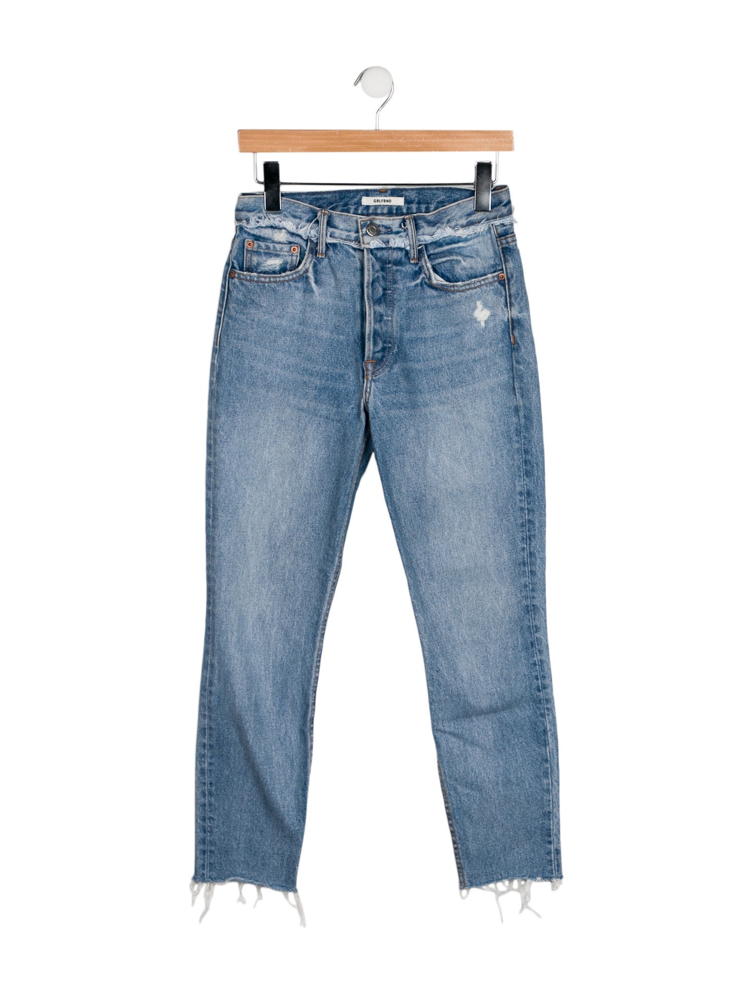 GRLFRND Mid-Rise Skinny Leg Jeans