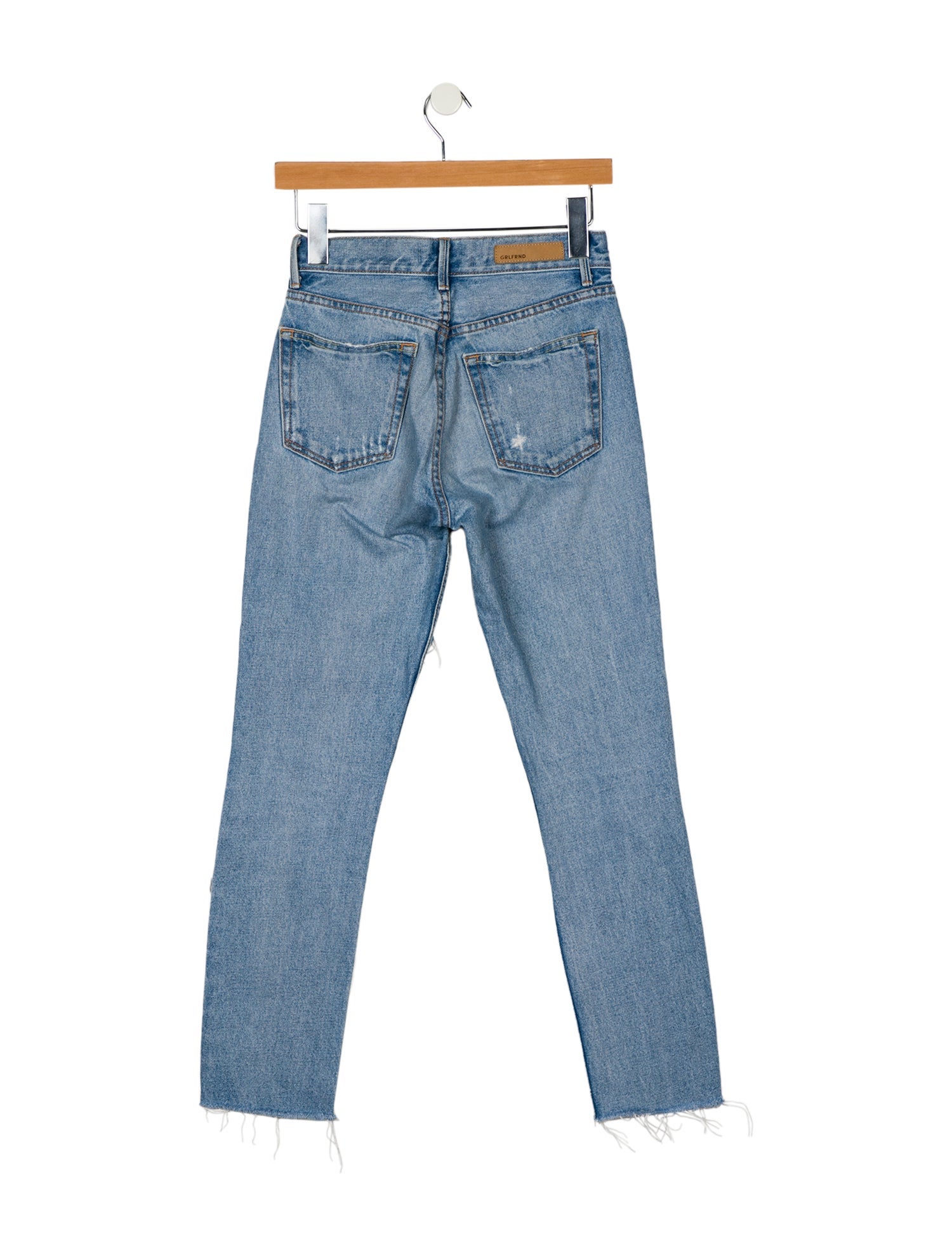 GRLFRND Mid-Rise Skinny Leg Jeans