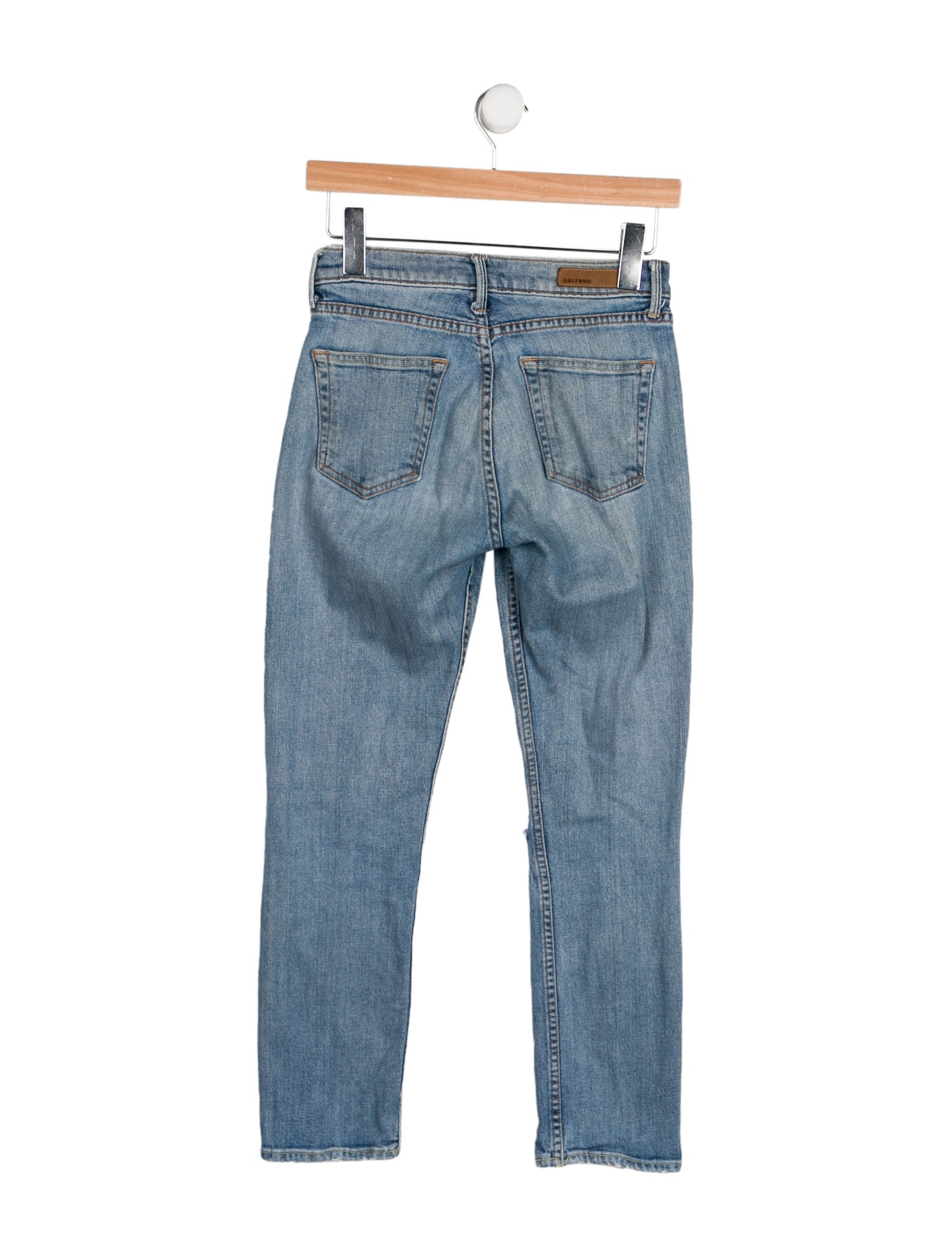 GRLFRND Mid-Rise Skinny Leg Jeans