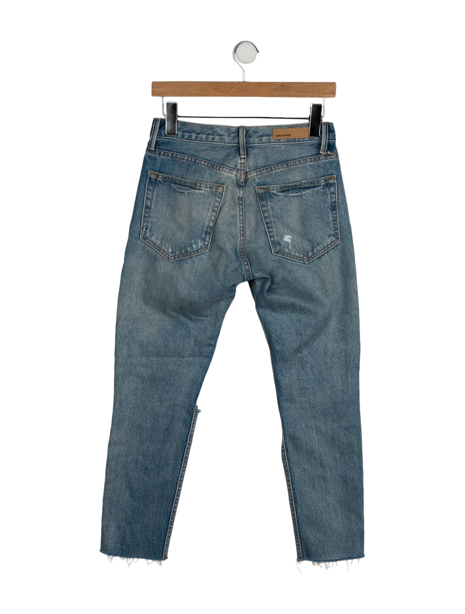 GRLFRND Mid-Rise Skinny Leg Jeans